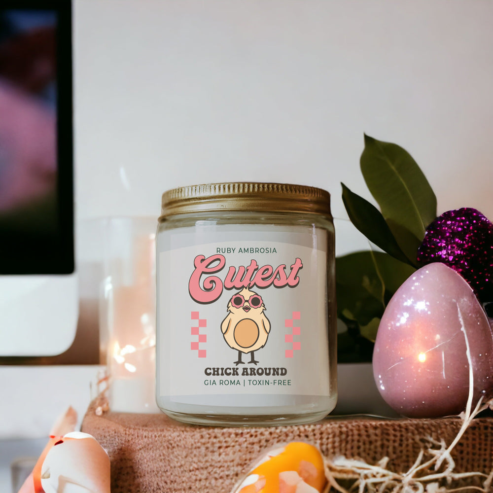 Ruby Ambrosia Scented Soy Candle 9oz Sweet Red Fruit And Wine Aroma