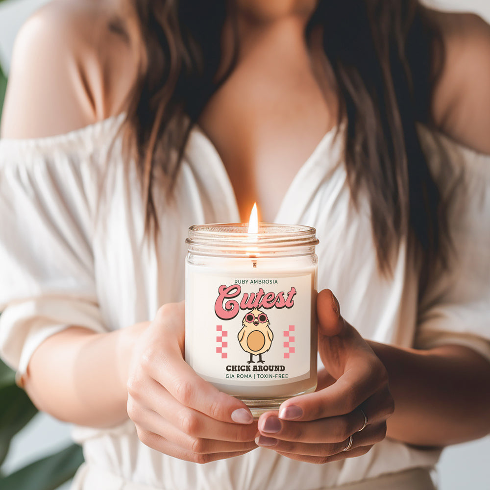 Ruby Ambrosia Scented Soy Candle 9oz Sweet Red Fruit And Wine Aroma