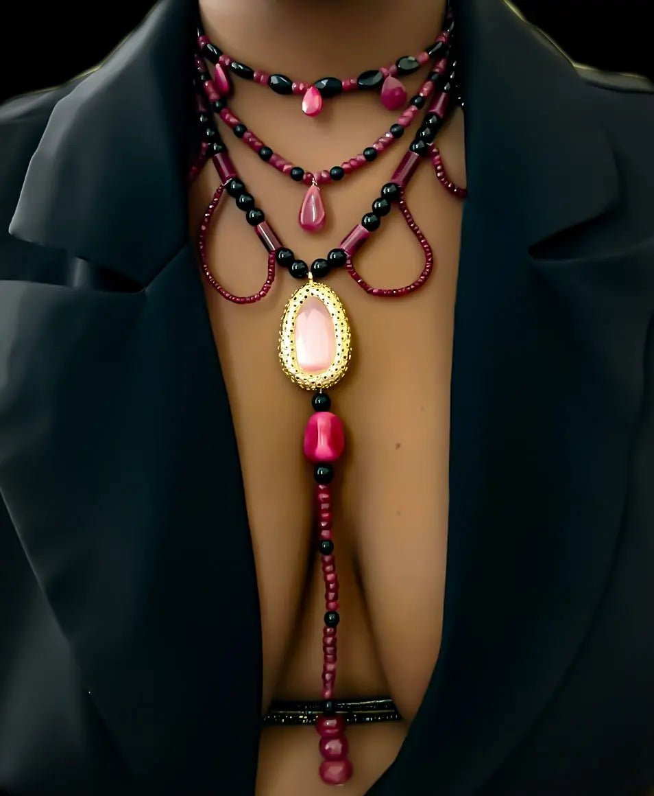Ruby Collar Necklace