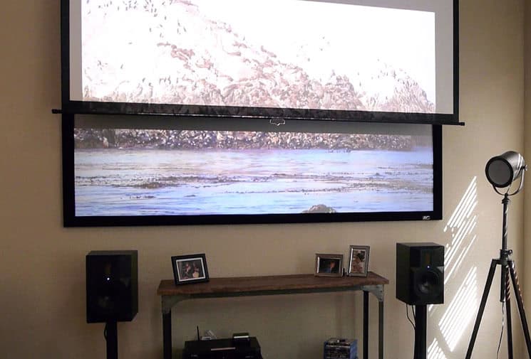 Elite Screens Sable Frame CineGrey 3D® Series Projector Screen
