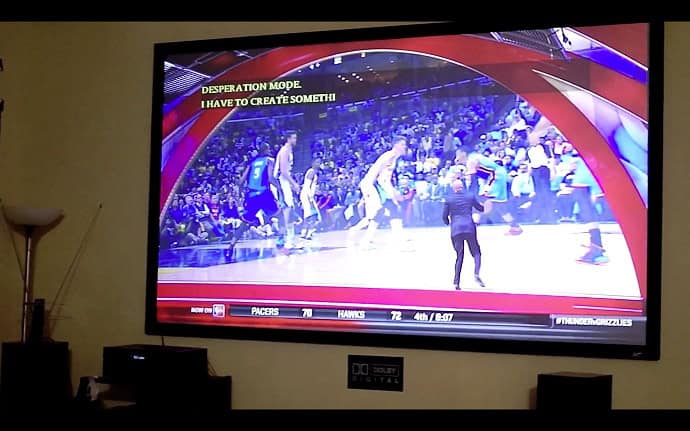 Elite Screens Sable Frame CineGrey 3D® Series Projector Screen