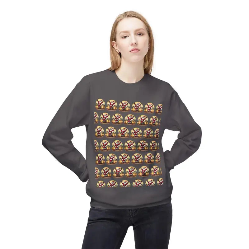 Ocean State Styles Unbranded Santa With His Chicks Fleece