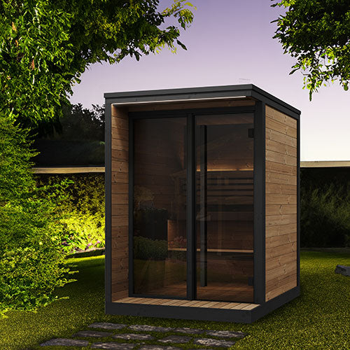 SaunaLife GL4 Outdoor Sauna Kit - Garden Luxury-Series Up to 4 People