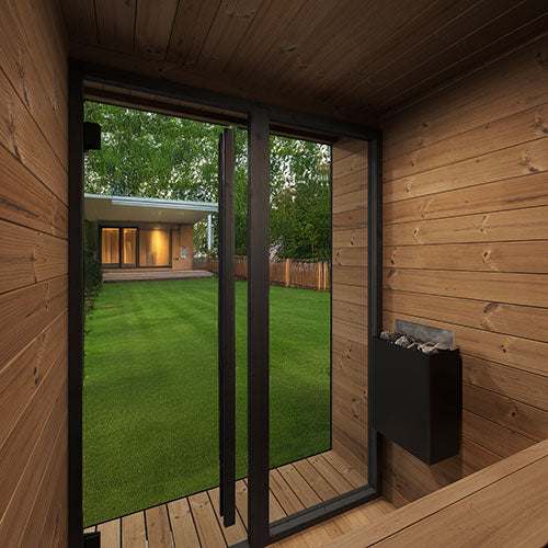 SaunaLife GL4 Outdoor Sauna Kit - Garden Luxury-Series Up to 4 People