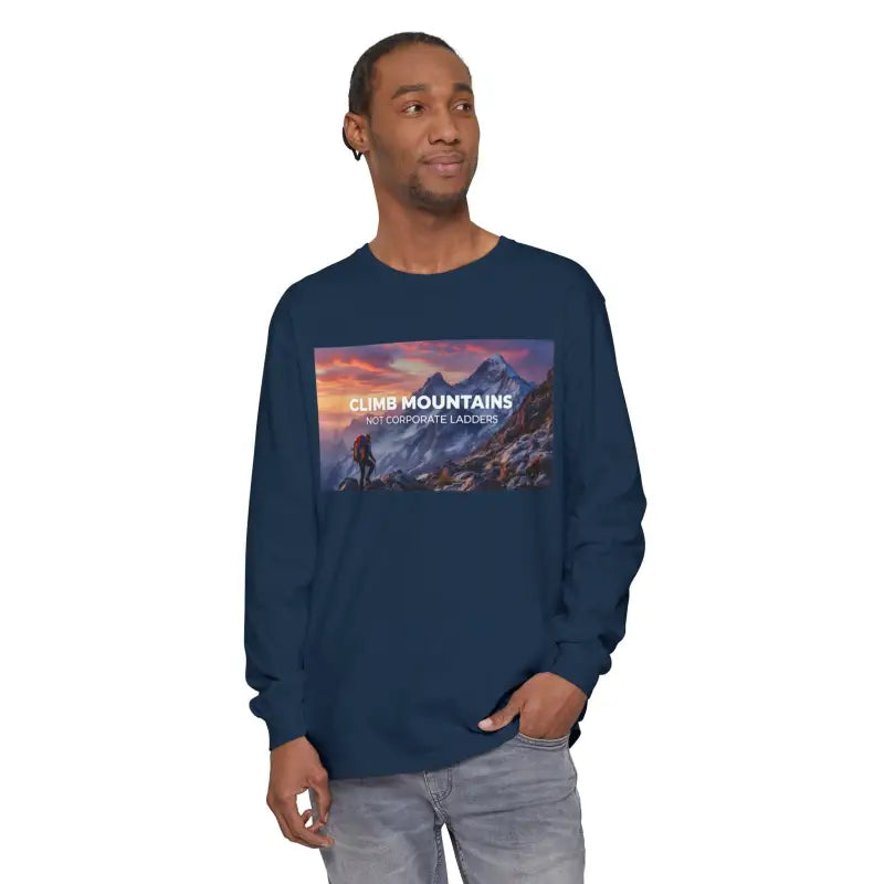 Ocean State Styles Long Sleeve T Shirt Scenic Mountain