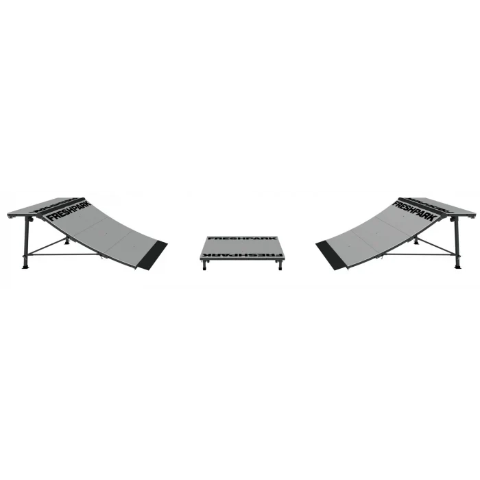 Freshpark Double Quarter Pipe Box Skateboard Ramp