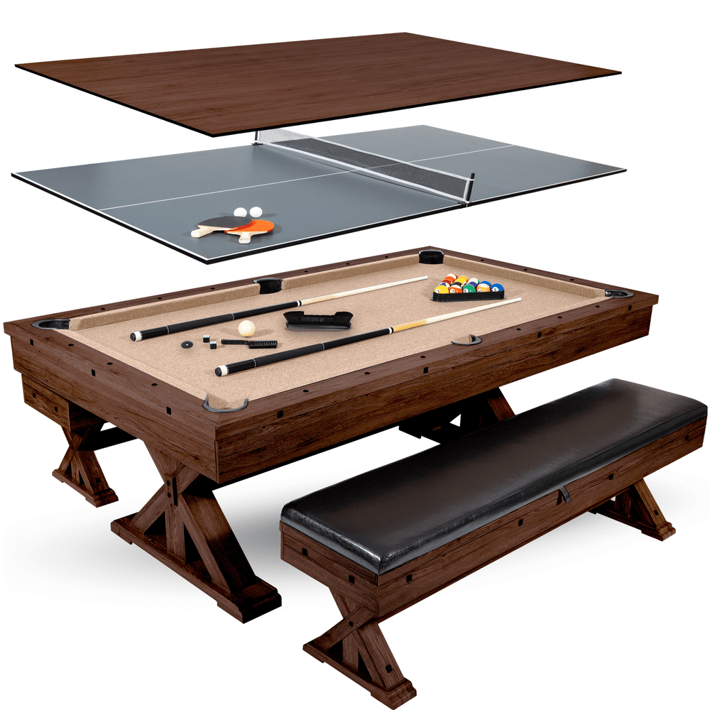 Freetime Fun "The Rockford" 7' Multi - Game Table