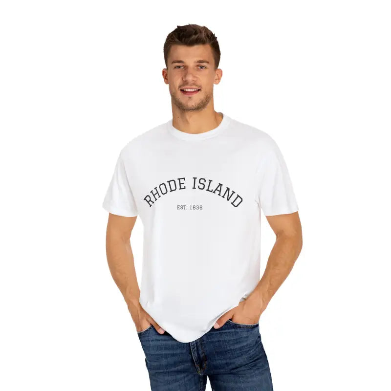 Ocean State Styles T Shirt Block Island 1661 Coastal Tee