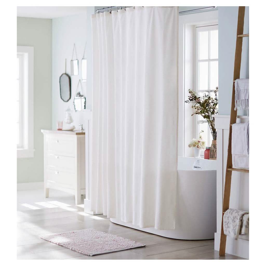 Shower Curtains Mould Proof Resistant Washable Curtain Liner