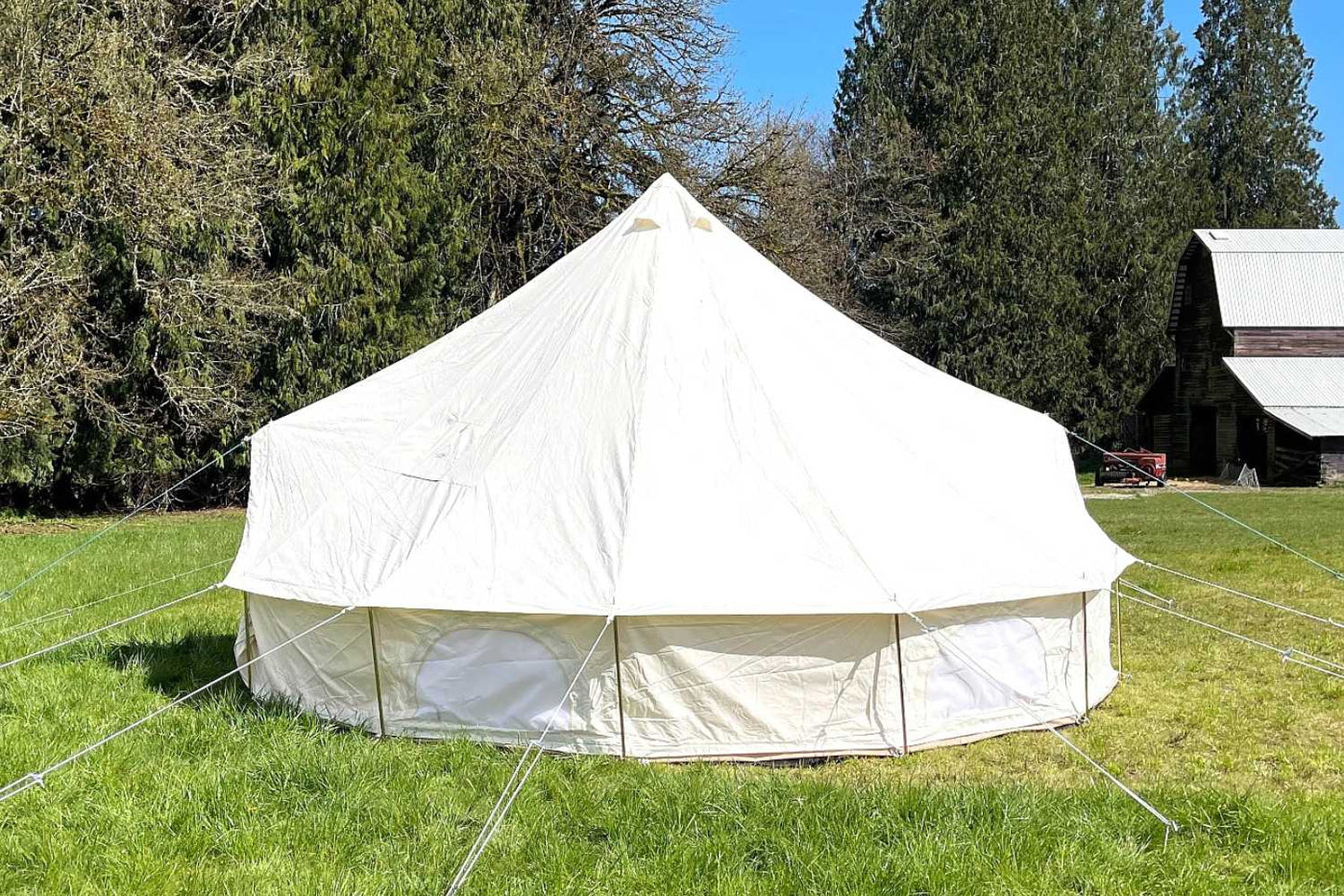 **PREORDER JUNE** 19' (6M) Fernweh™ Double-Door Bell Tent by Life in Tents