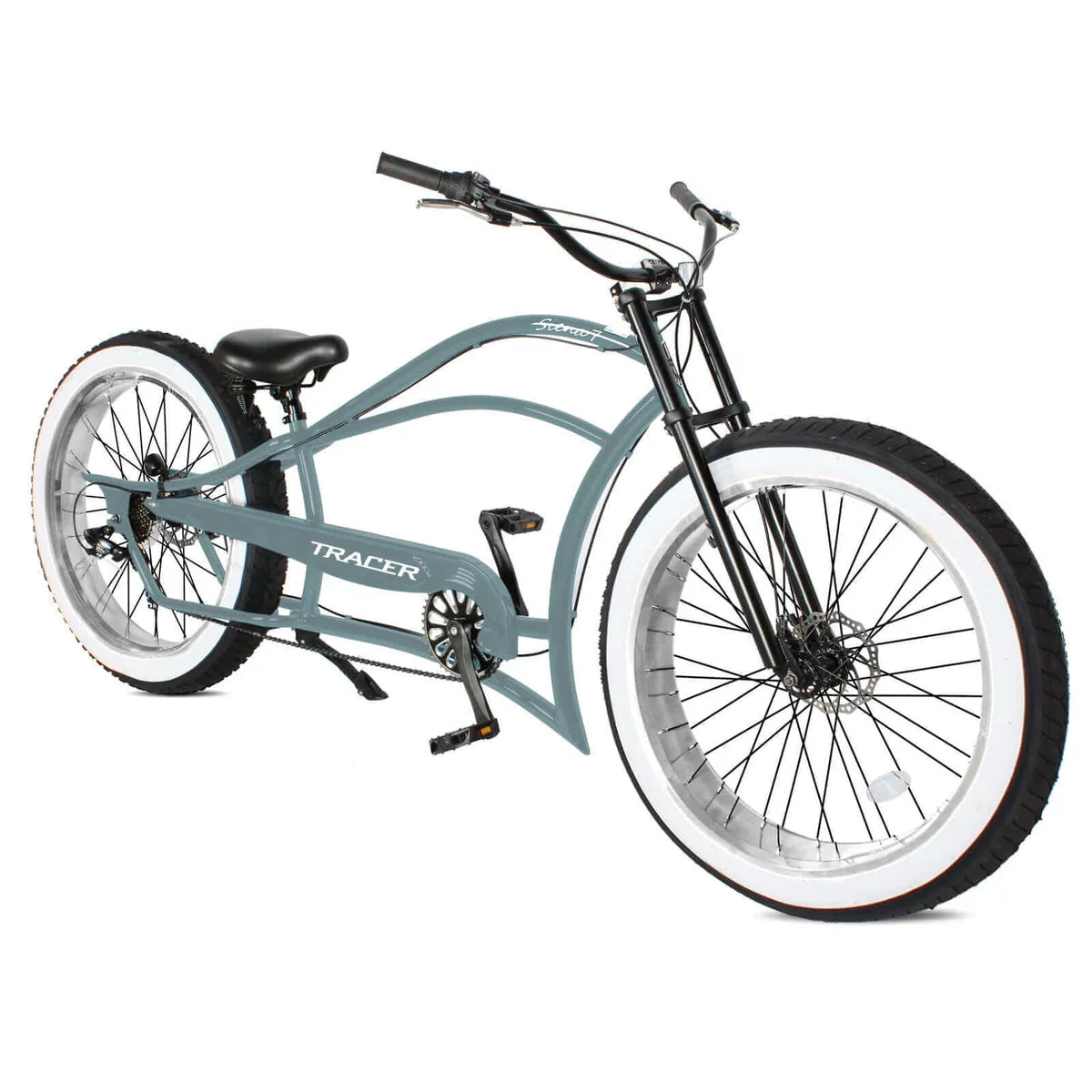 Tracer Siena 26'' Chopper Stretch Cruiser Fat Tire Bike 1 Speed/7 Speed