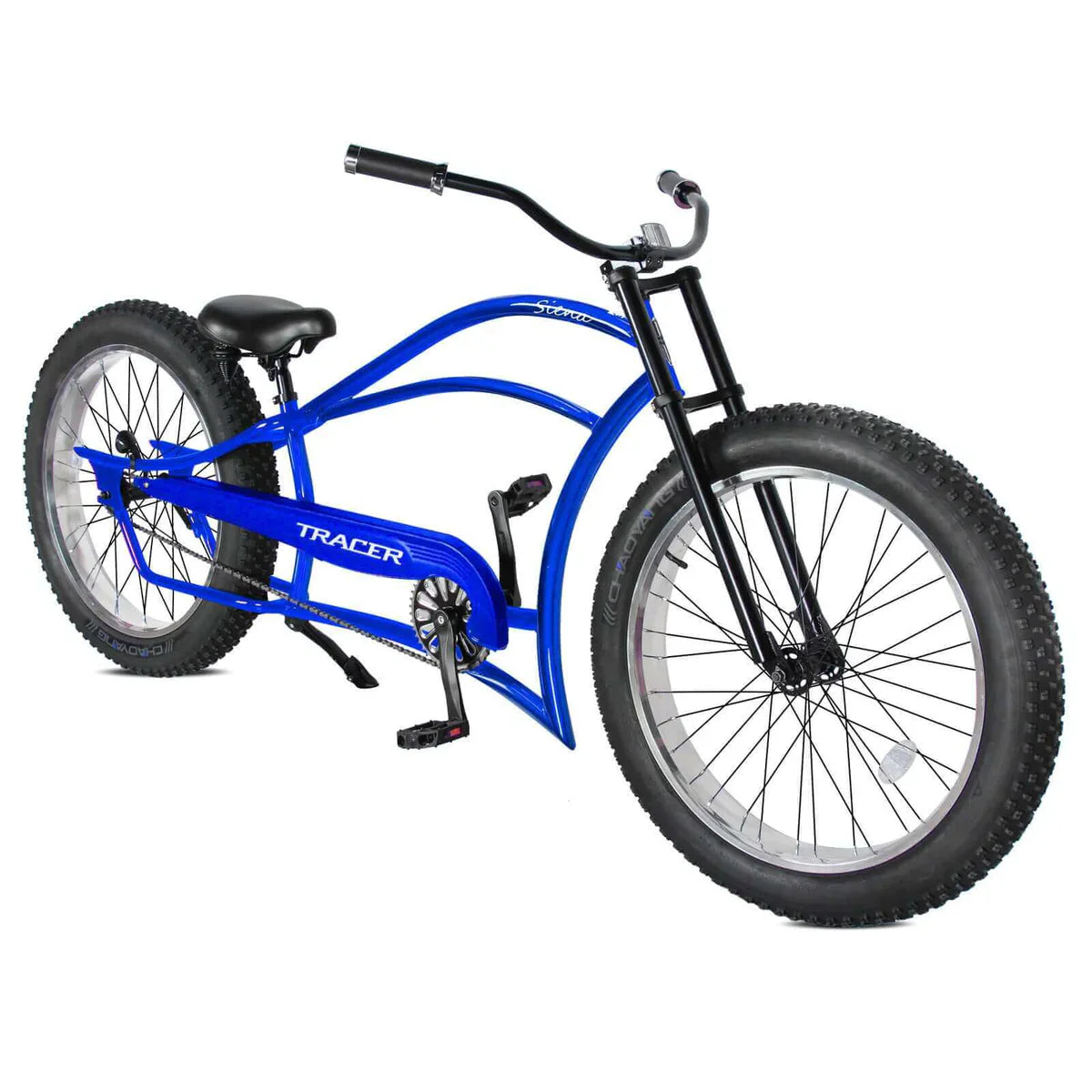 Tracer Siena 26'' Chopper Stretch Cruiser Fat Tire Bike 1 Speed/7 Speed