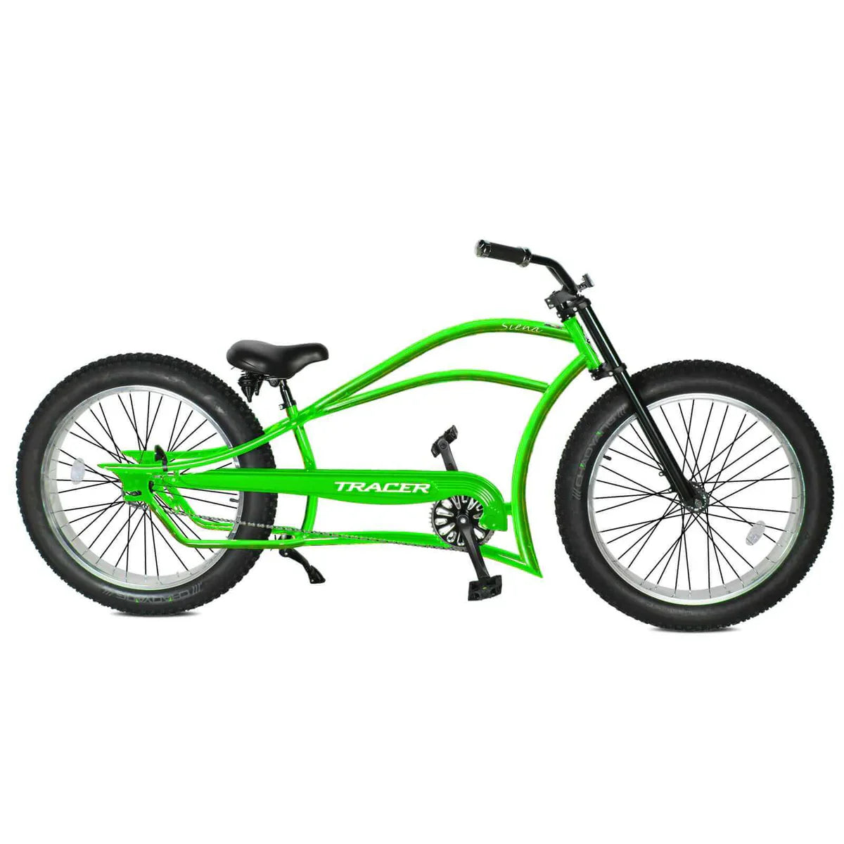 Tracer Siena 26'' Chopper Stretch Cruiser Fat Tire Bike 1 Speed/7 Speed