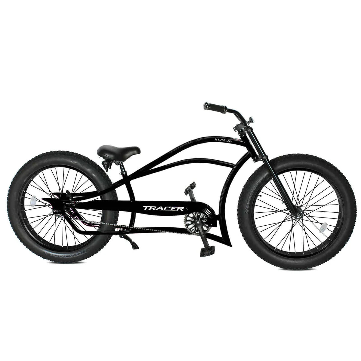 Tracer Siena 26'' Chopper Stretch Cruiser Fat Tire Bike 1 Speed/7 Speed