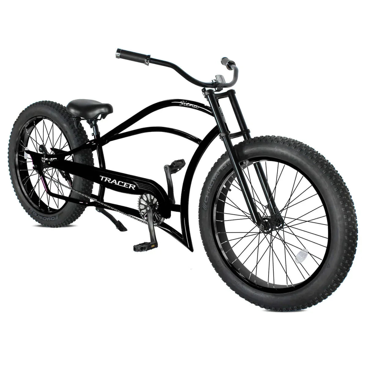 Tracer Siena 26'' Chopper Stretch Cruiser Fat Tire Bike 1 Speed/7 Speed