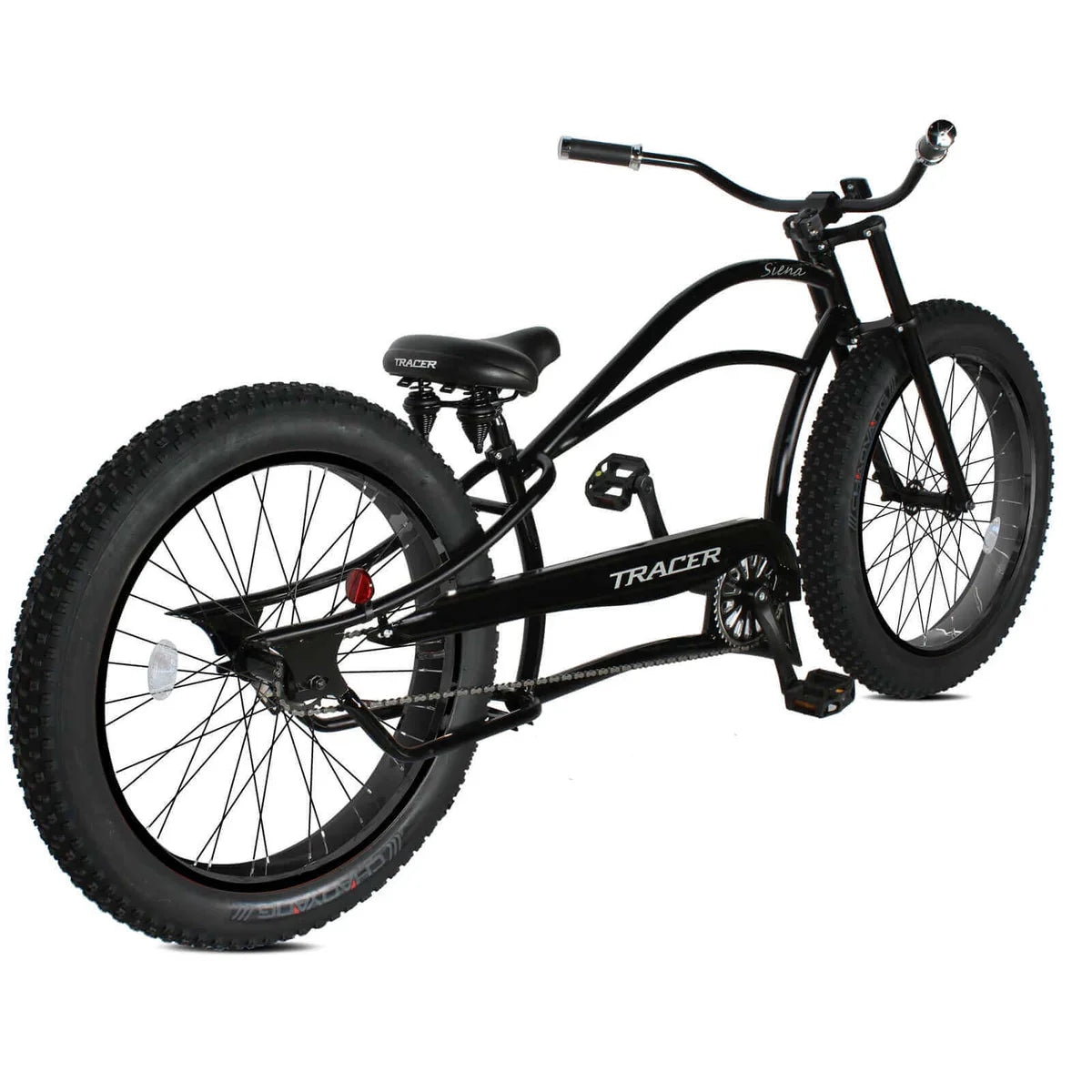 Tracer Siena 26'' Chopper Stretch Cruiser Fat Tire Bike 1 Speed/7 Speed