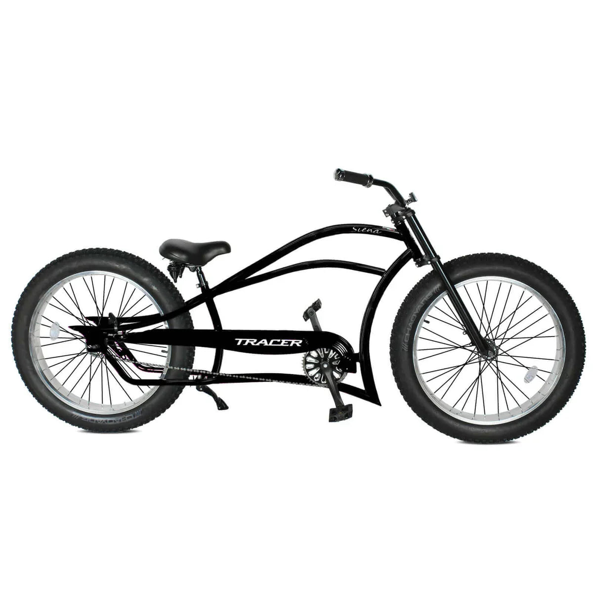 Tracer Siena 26'' Chopper Stretch Cruiser Fat Tire Bike 1 Speed/7 Speed