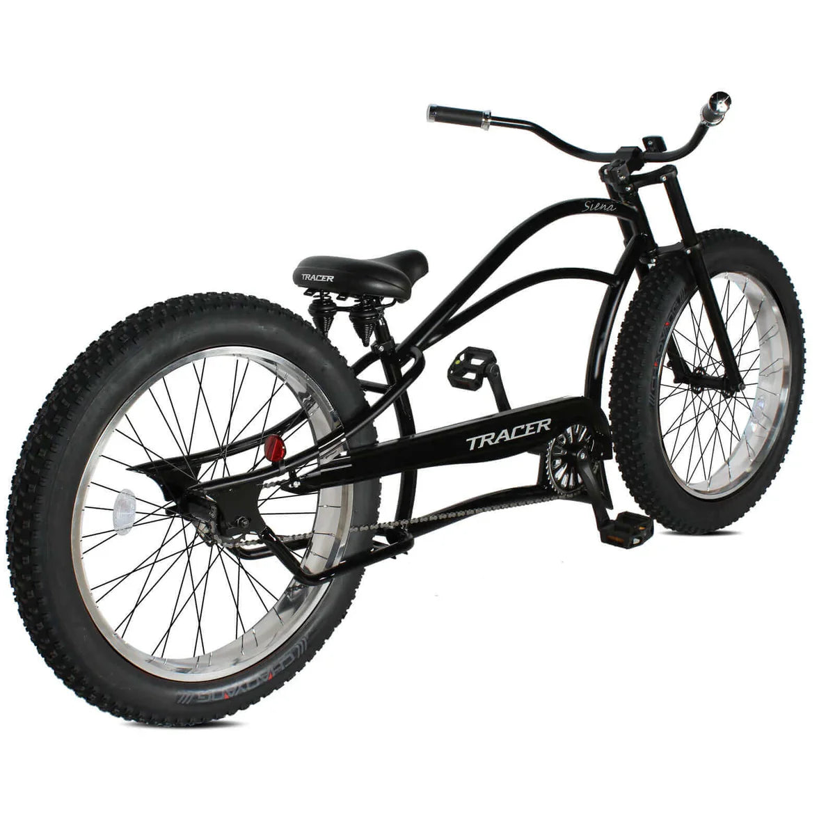 Tracer Siena 26'' Chopper Stretch Cruiser Fat Tire Bike 1 Speed/7 Speed