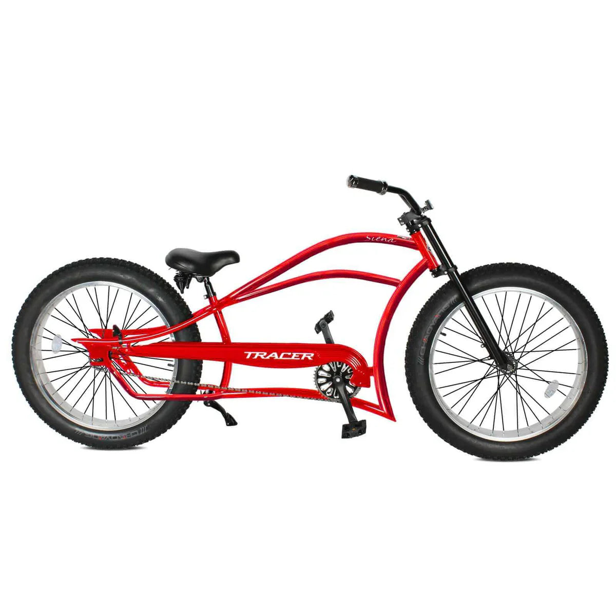 Tracer Siena 26'' Chopper Stretch Cruiser Fat Tire Bike 1 Speed/7 Speed