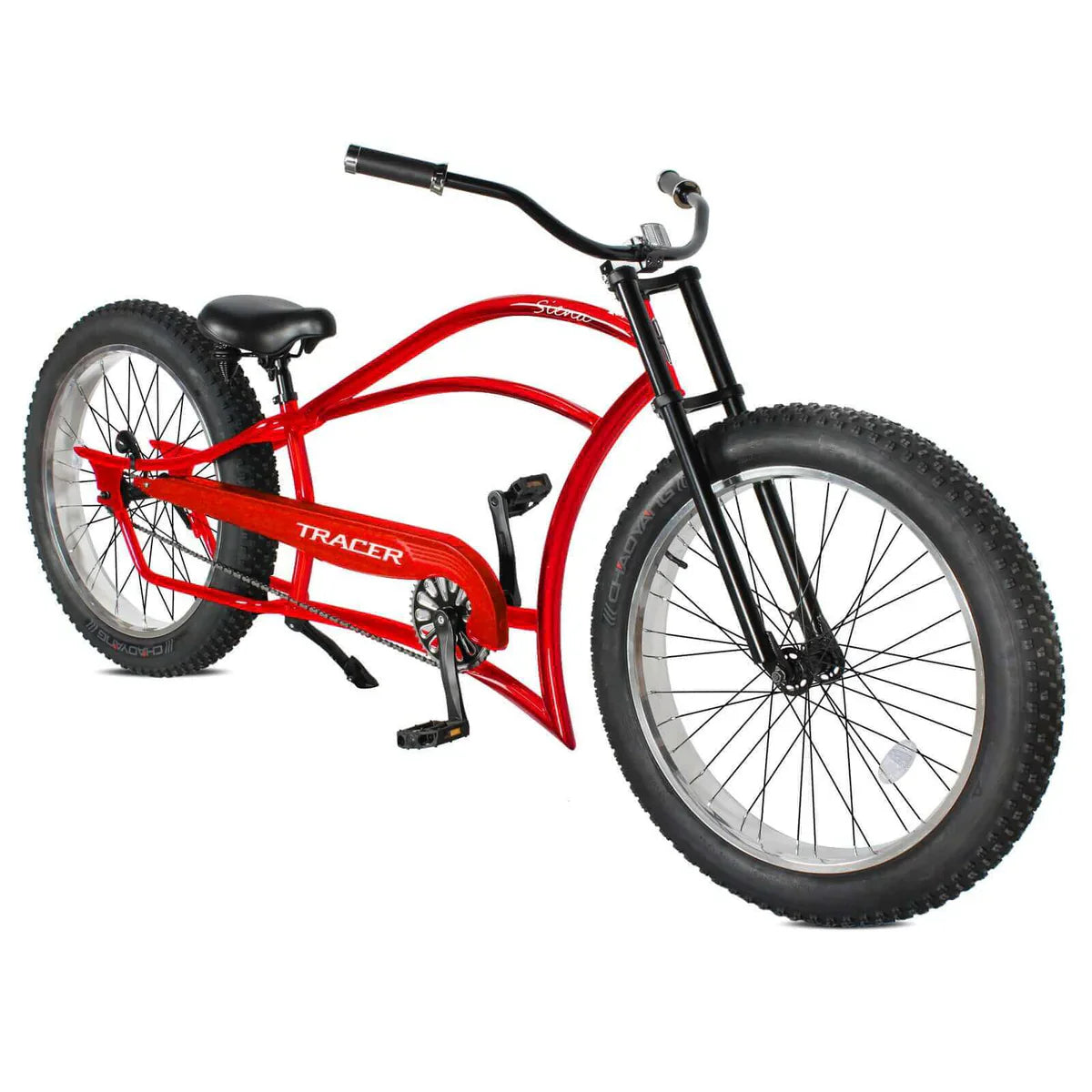 Tracer Siena 26'' Chopper Stretch Cruiser Fat Tire Bike 1 Speed/7 Speed
