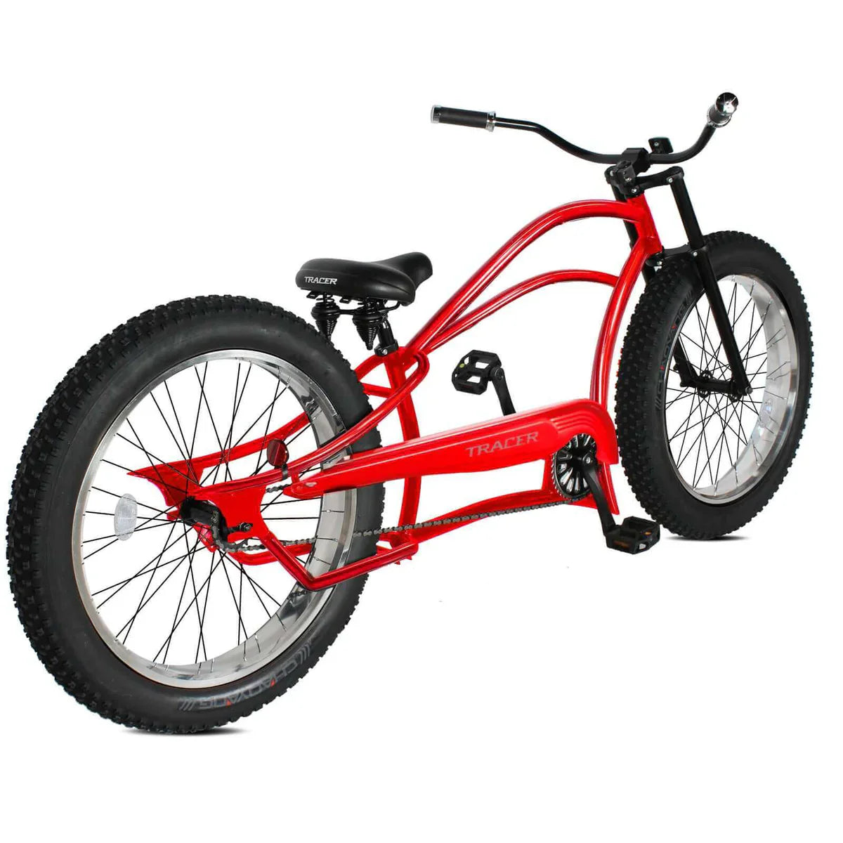 Tracer Siena 26'' Chopper Stretch Cruiser Fat Tire Bike 1 Speed/7 Speed
