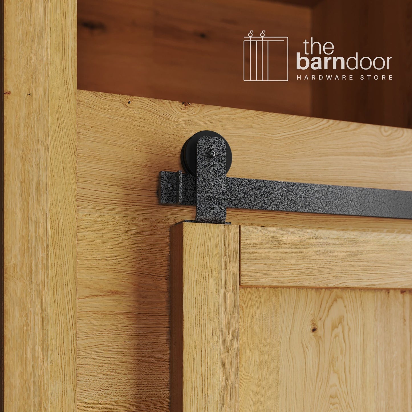 Mini Straight Top Mount Barn Door Hardware