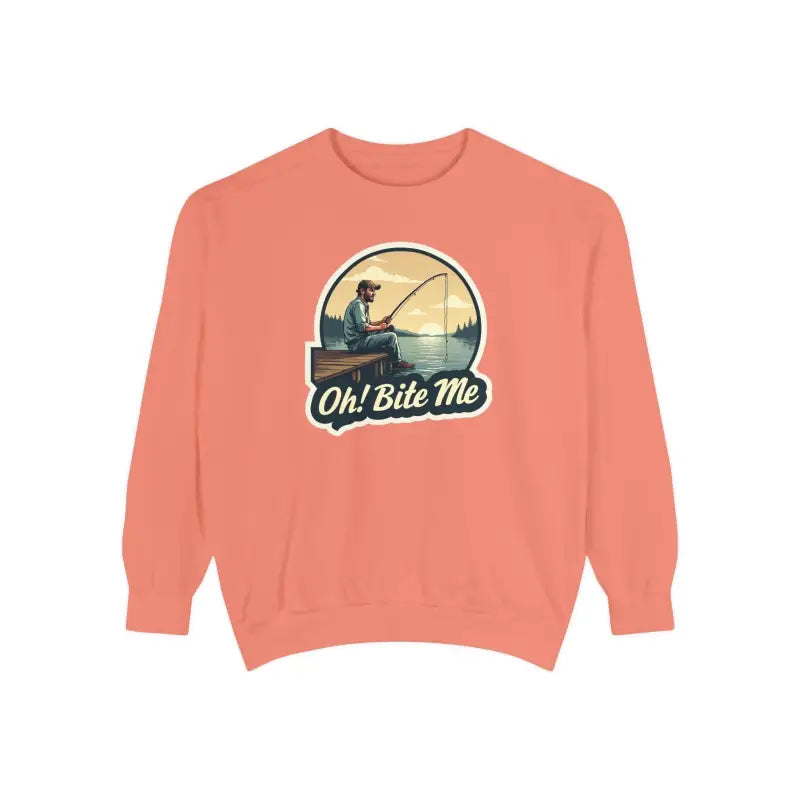 Ocean State Styles Sweatshirt Sitting On The Dock Bite Me