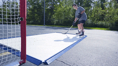 Skate Anytime All-Star 20′ x 30′ Synthetic Ice Rink for Hockey