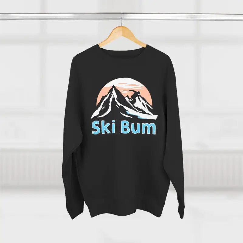 Ocean State Styles Sweatshirt Ski Bum Mountain Graphic