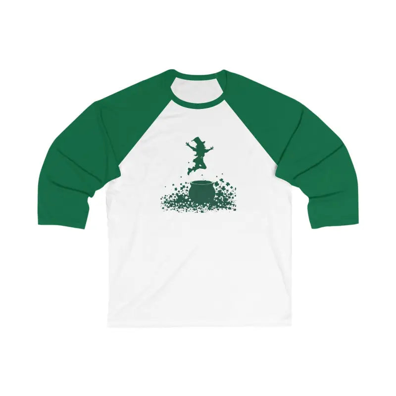 Ocean State Styles St Patricks Day Baseball Tee Leprechaun