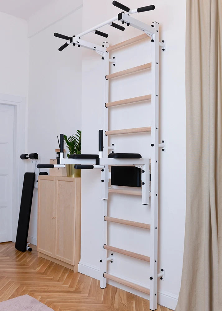 BenchK 722 Gymnastic Wall Bars with Pull-Up Bar and Dip Station