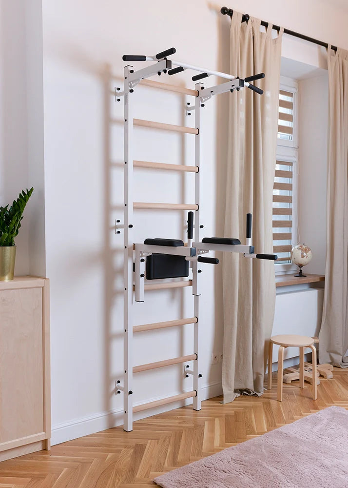 BenchK 722 Gymnastic Wall Bars with Pull-Up Bar and Dip Station