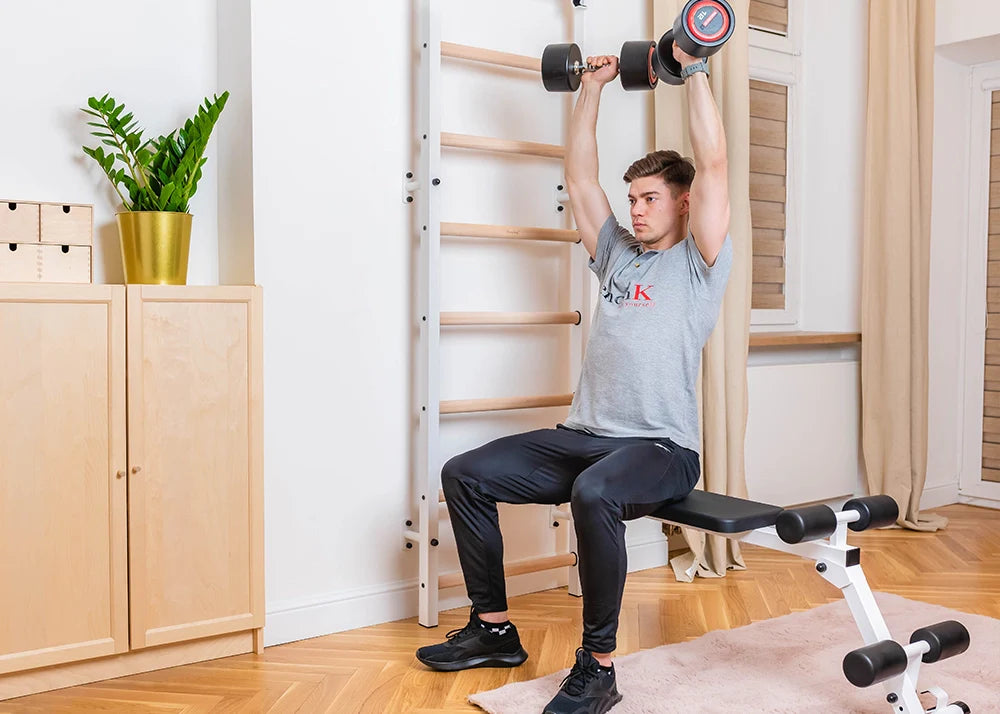 BenchK 733 Luxury Wall Bars for Home Gym and Personal Studio