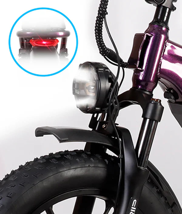 Victrip Mimas Torque Sensor Step Thru EBike with Rack and Fender