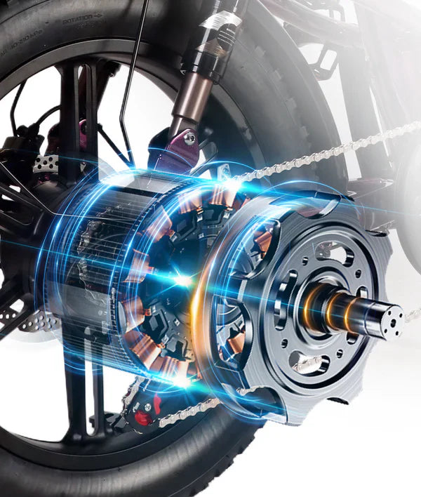 Victrip Mimas Torque Sensor Step Thru EBike with Rack and Fender