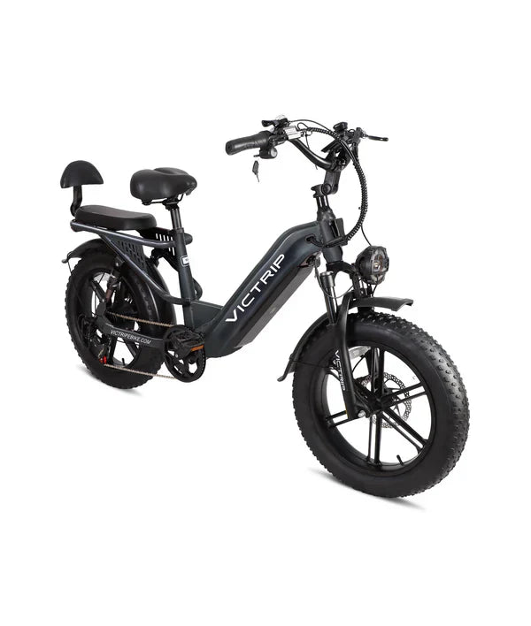 Victrip Mimas Torque Sensor Step Thru EBike with Rack and Fender