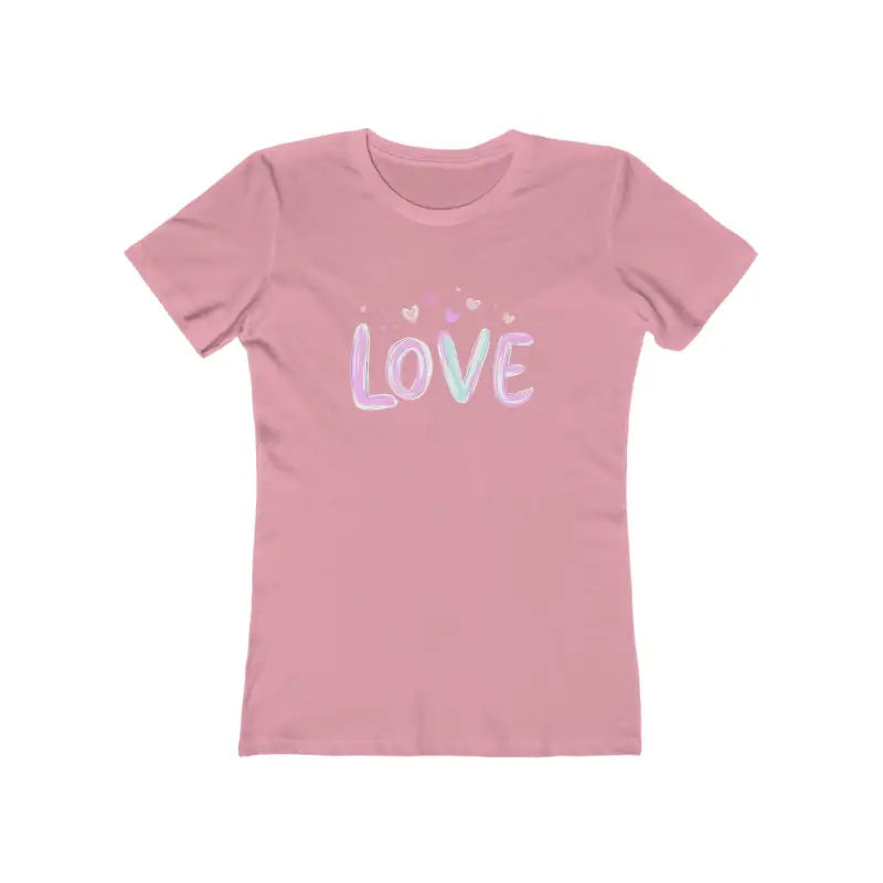 Ocean State Styles T Shirt Love Graphic Women Short Sleeve