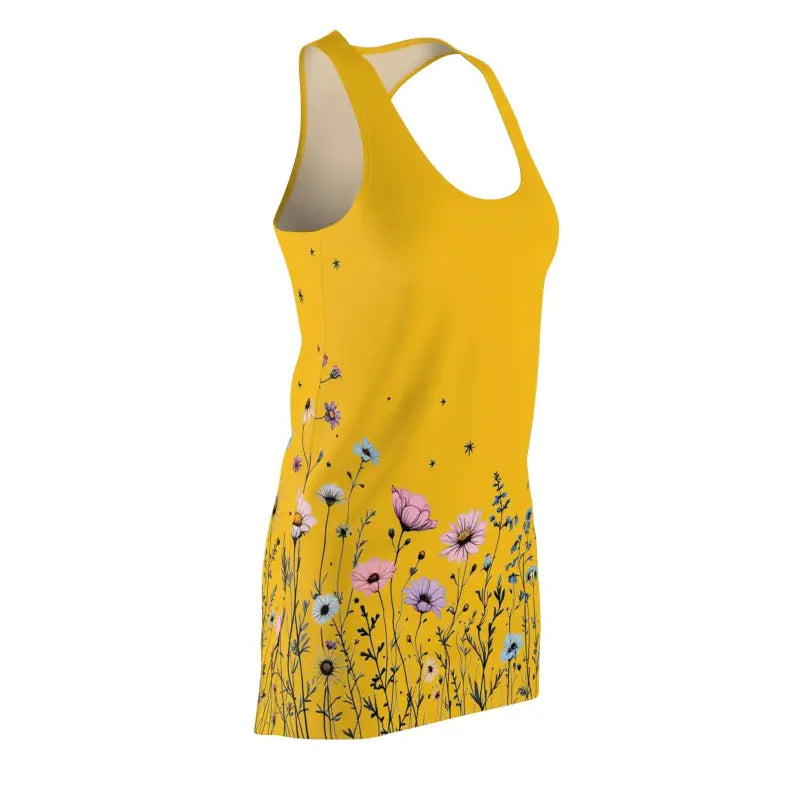 Ocean State Styles Tank Dress Sleeveless Floral Print