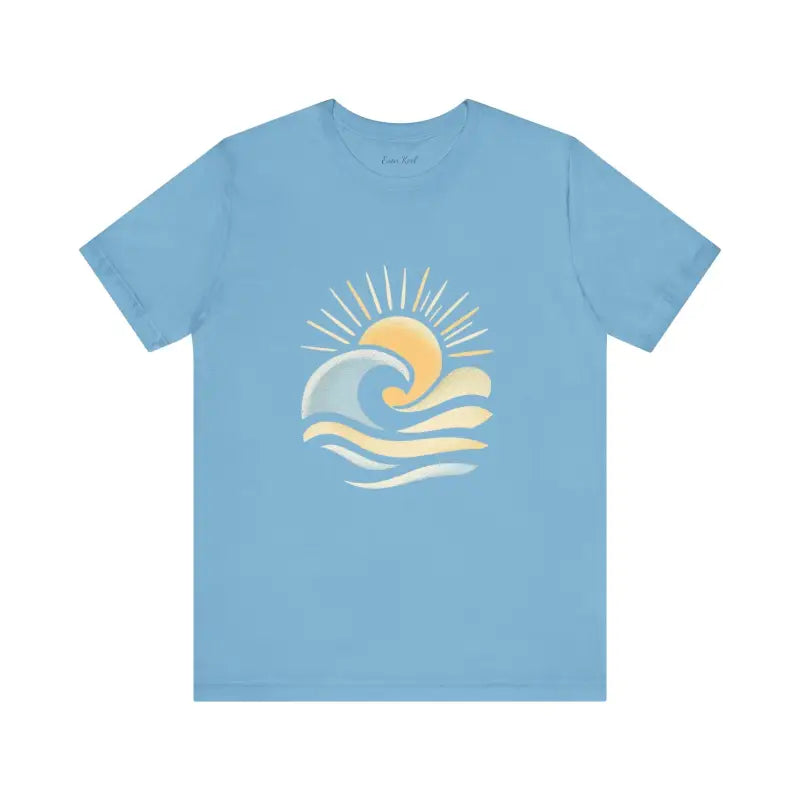 Ocean State Styles T Shirt Sun And Wave Beach Vibes