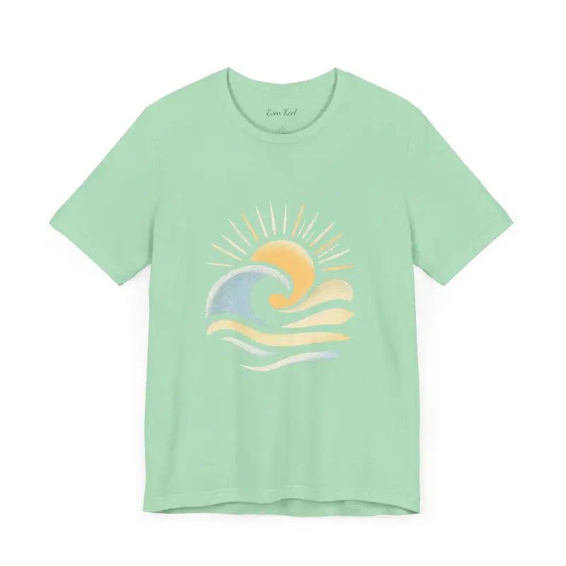 Ocean State Styles T Shirt Sun And Wave Beach Vibes