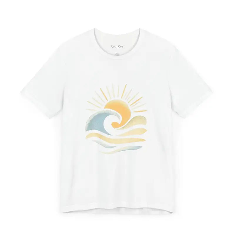 Ocean State Styles T Shirt Sun And Wave Beach Vibes
