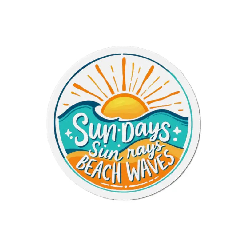 Ocean State Styles Wall Decal Sun Days Beach Waves Sun Rays