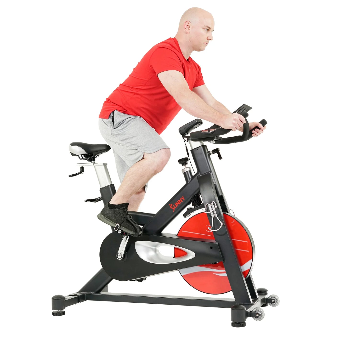 Evolution Pro Magnetic Belt Drive Heavy Duty Indoor Cycling Bike by Sunny Health & Fitness