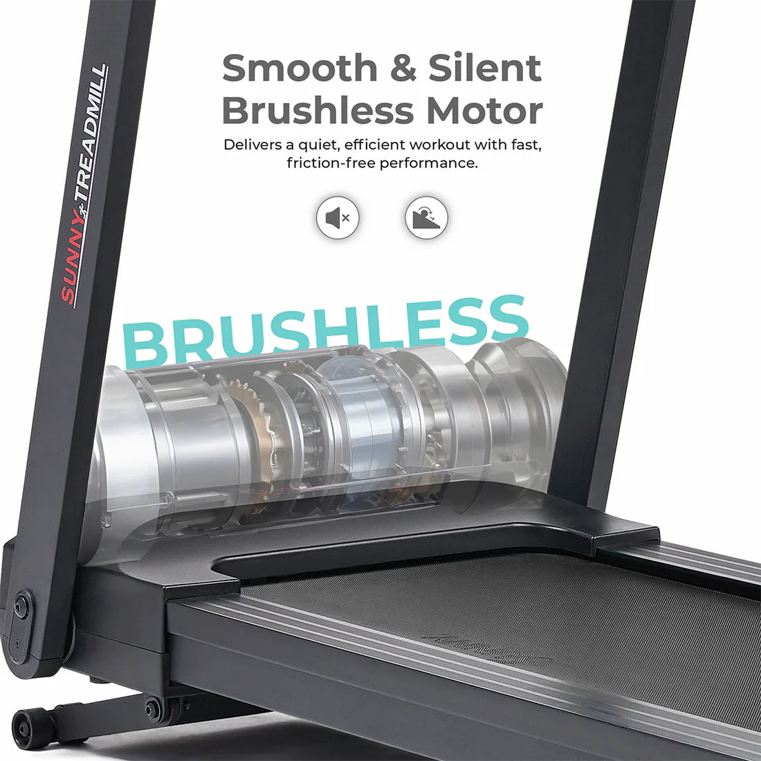 Astra Elite Premium Auto Incline Smart Treadmill by Sunny Health & Fitness