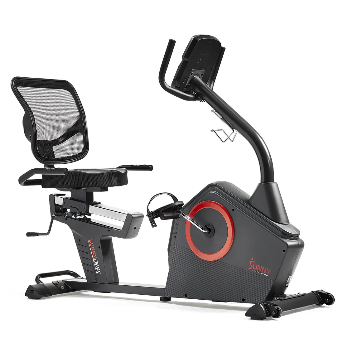 Smart Programmable 16 Levels Resistance Recumbent Exercise Bike by Sunny Health & Fitness