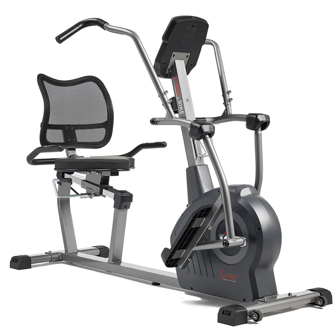 Smart Programmable Electro-Magnetic Resistance Recumbent Elliptical Cross Trainer