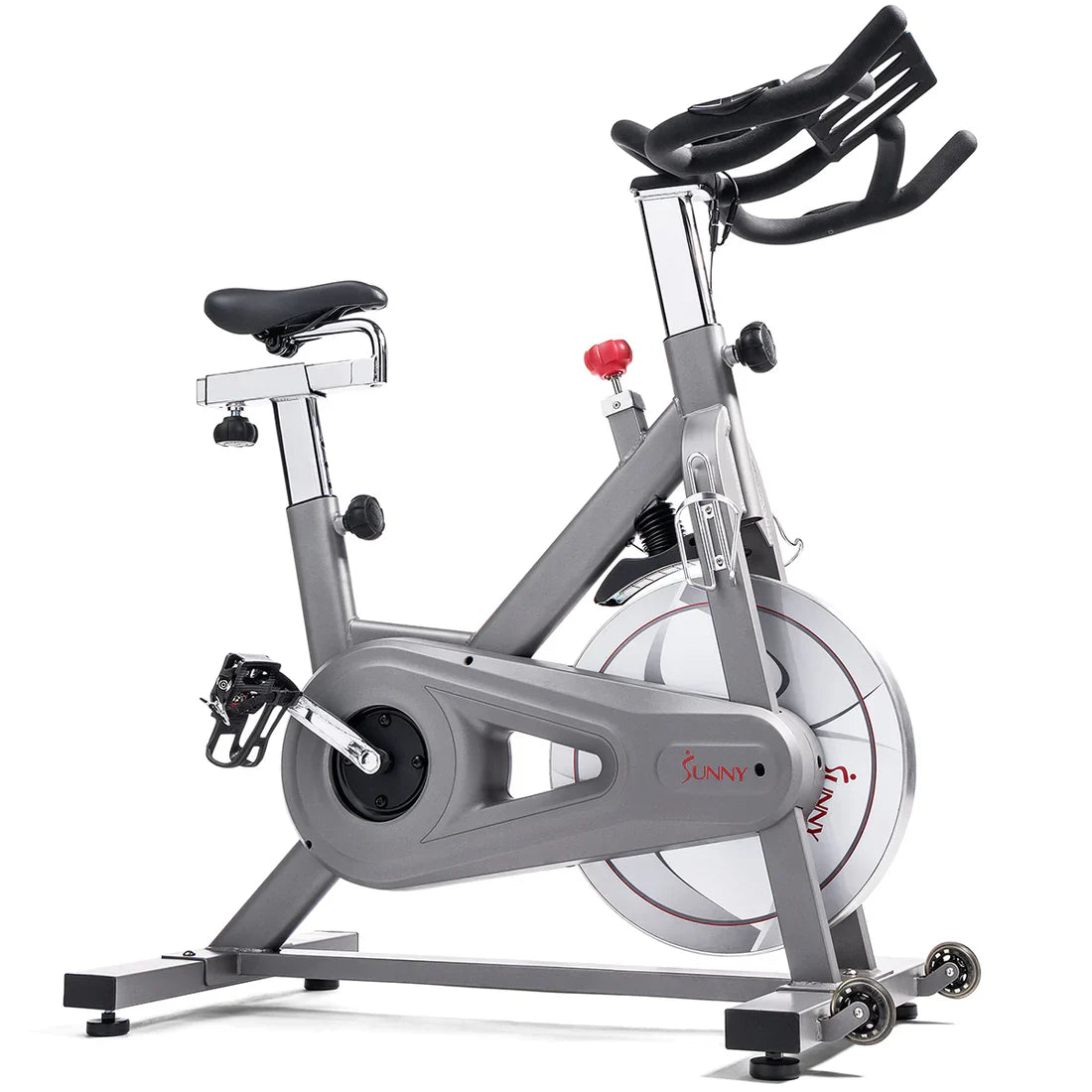 Synergy Exercise Bike Stationary Indoor Cycling by Sunny Health & Fitness