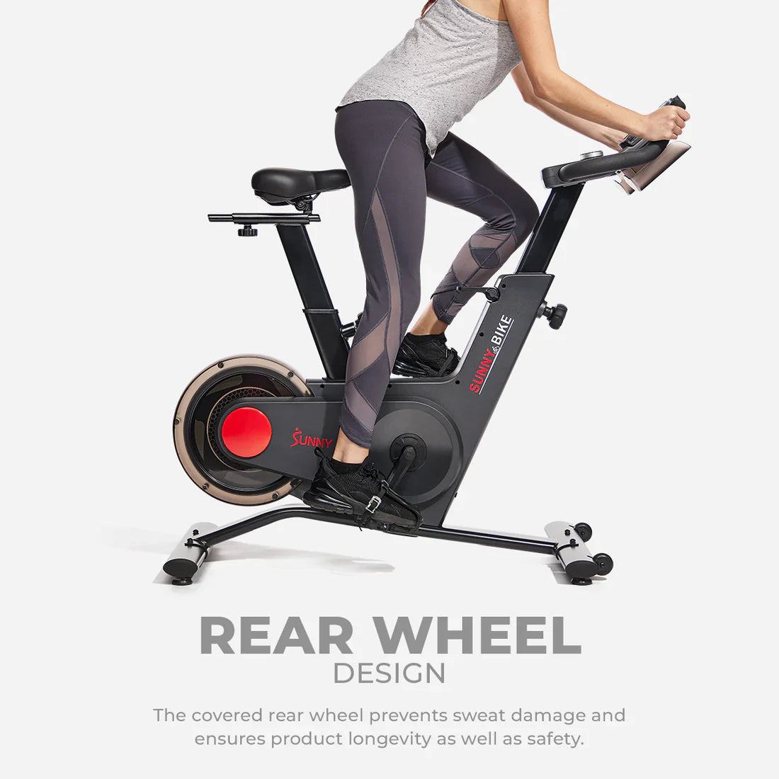 Tryden Connected Magnetic Cycle Bike by Sunny Health & Fitness