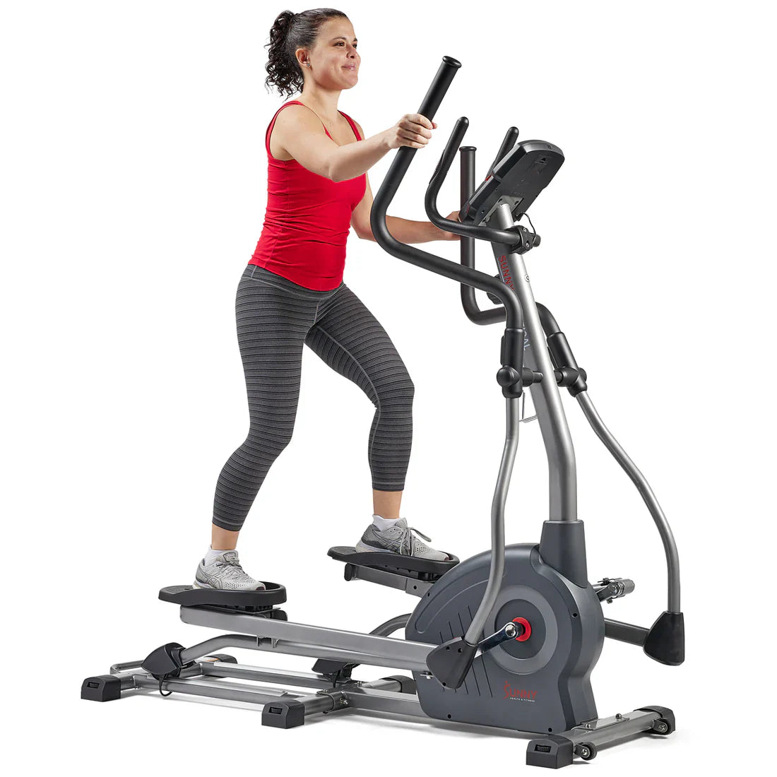 Smart Elite Long Stride Length Magnetic Elliptical by Sunny Health & Fitness