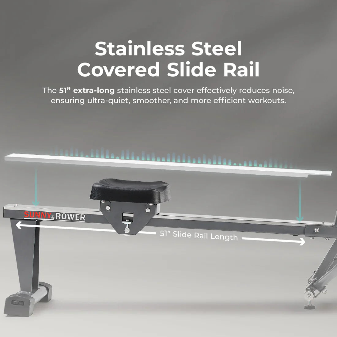 Premium Smart Magnetic Rowing Machine by Sunny Health & Fitness
